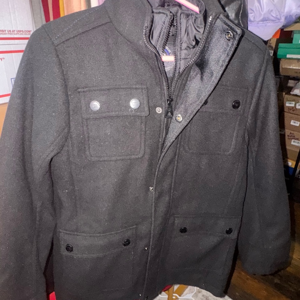 Urban Republic Black Military Jacket for Kids